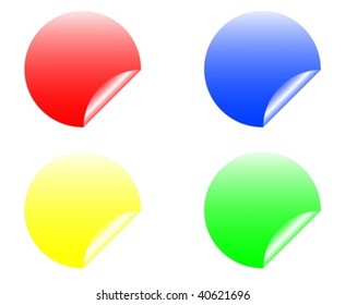 set of design elements, stickers