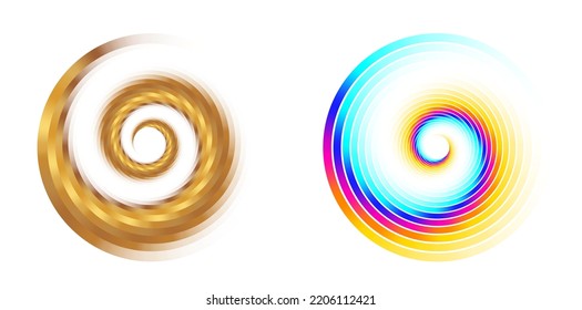 Set Design elements symbol Editable halftone frame dot circle pattern on white background. Vector illustration eps 10. Round Icon using seashell, holiday theme travel, maritime shell, recreation