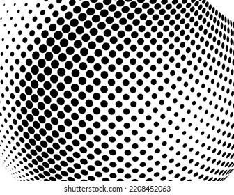 Set Design elements symbol Editable icon - Halftone dot pattern on white background. Vector illustration eps 10 frame with black abstract random dots for technology, big data