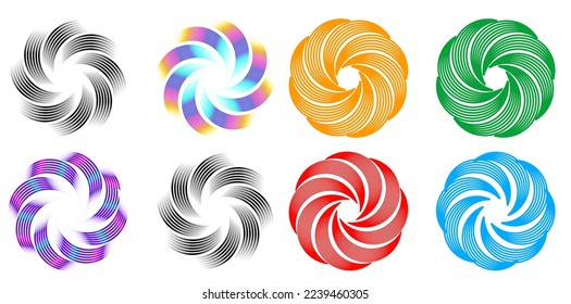 Set Design elements symbol Editable halftone frame dot circle pattern on white background. Vector illustration eps 10 frame with black random dots. Round border Icon using halftone circle dots text