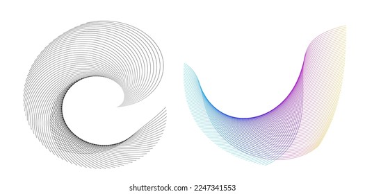 Set Design elements symbol Editable halftone frame dot circle pattern on white background. Vector illustration eps 10 frame with black random dots. Round border Icon using halftone circle dots text