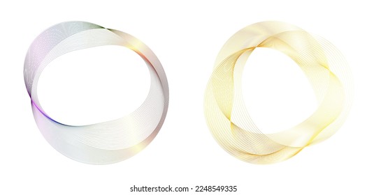 Set Design elements symbol Editable halftone frame dot circle pattern on white background. Vector illustration eps 10 frame with black random dots. Round border Icon using halftone circle dots text