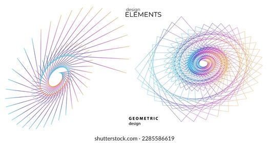 Set Design elements symbol Editable halftone frame dot circle pattern on white background. Vector illustration eps 10. Round Icon using seashell, holiday theme travel, maritime shell, recreation
