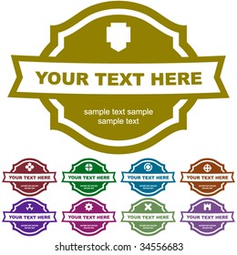 Set of design elements. Vector set.