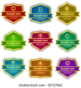 Set of design elements. Vector set.