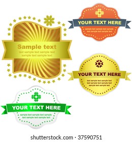 Set of design elements. Vector set.