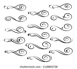 Set design elements. Vector illustration.
