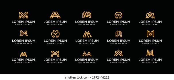 Design-Logo-Buchstabe m
