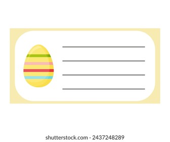 Set design for the pages of the children's weekly and daily planner. A cute easter egg, and a checklist layout for the diary and notebook.