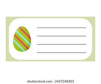 Set design for the pages of the children's weekly and daily planner. A cute easter egg, and a checklist layout for the diary and notebook.