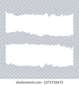 set design paper cut buttom template collection of torn ripped paper sheets eps file element