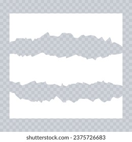 set design paper cut buttom template collection of torn ripped paper sheets eps file element