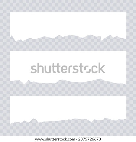 set design paper cut buttom template collection of torn ripped paper sheets eps file element