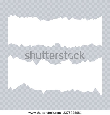 set design paper cut buttom template collection of torn ripped paper sheets eps file element