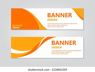 Conjunto de Banner de impresión de diseño o plantilla Web. se puede utilizar para diseño de flujo de trabajo, diagrama, diseño web y vector de etiquetas
