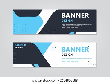 Set of Design Print Banner or Web Template. can be Used for Workflow Layout, Diagram, Web Design, and Label Vector