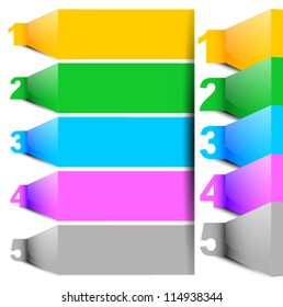 set of design templates