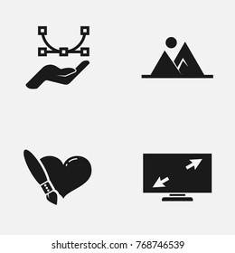 Set of design vector   icons.