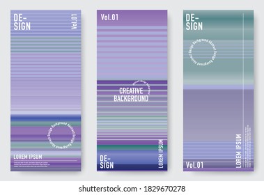 Set of design vector template layout with abstract design. Useful for creating invitations, banners, posters, flyers, prints, labels, etc.