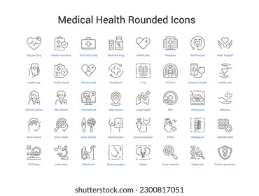 Set is designed with suitable visuals for all medical and healthcare svg