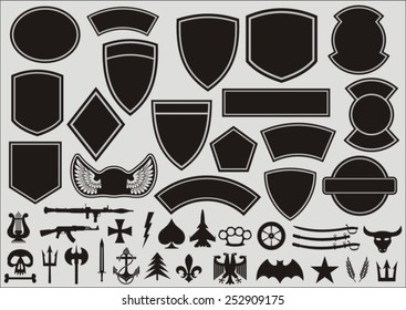 Set For Designing Of Military Patches