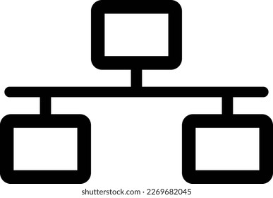 set of devices . computer network icon. vector illustration on white background.