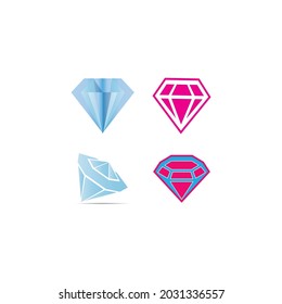 Eine Reihe von Diamanten im flachen Stil. Abstrakte Symbole für die Sammlung von schwarzen Diamanten. Lineares Rahmenzeichen. Vektorsymbol-Designdiamanten