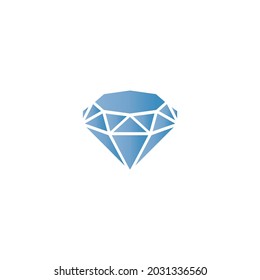 A set of diamonds in a flat style. Abstract black diamond collection icons. Linear outline sign. Vector icon logo design diamonds