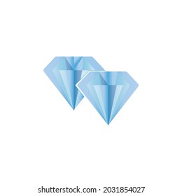 Eine Reihe von Diamanten im flachen Stil. Abstrakte Symbole für die Sammlung von schwarzen Diamanten. Lineares Rahmenzeichen. Vektorsymbol-Designdiamanten
