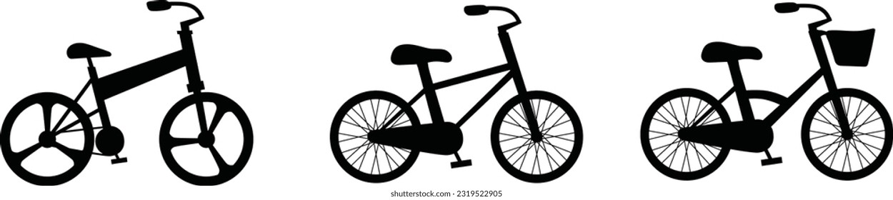 set of different bicycle logo and icons in a high quality vector form. which can be uses for different purpose e.g digital apps and webpages. 