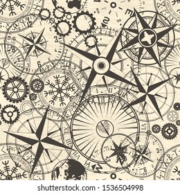 Set of different black design symbols silhouettes isolated on grunge background