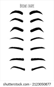 481 Brows different face shapes Images, Stock Photos & Vectors ...