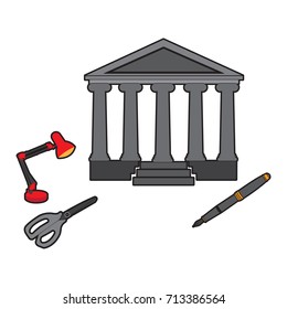 Set of different business icons, Vector illustration