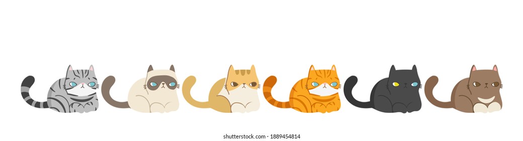 42,975 Cat Character Outline Images, Stock Photos & Vectors | Shutterstock