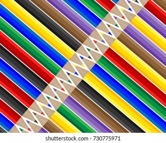set of different colored pencils in a lying position