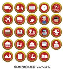 a set of different colored professions labels and icons on a white background