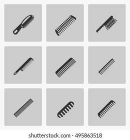 Set of different combs