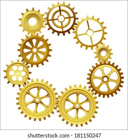 10,652 Gears gold Stock Vectors, Images & Vector Art | Shutterstock