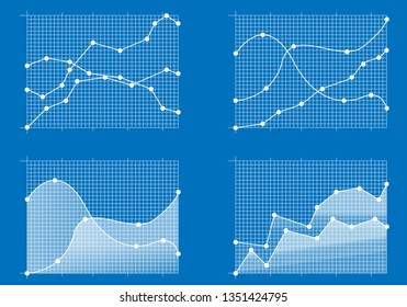 	
Set of different graphs and charts. Infographics and diagnostics, charts and schemes vector. Business charts and graphs infographic elements.