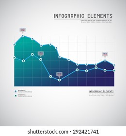 Set of different graphs and charts, vector eps10 illustration