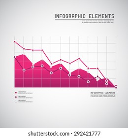 Set of different graphs and charts, vector eps10 illustration
