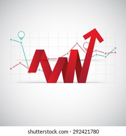 Set of different graphs and charts, vector eps10 illustration