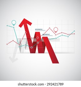 Set of different graphs and charts, vector eps10 illustration