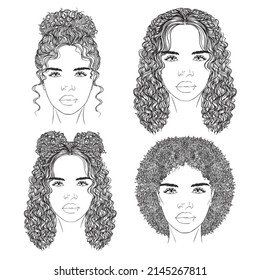 pencil drawings of hairstyles