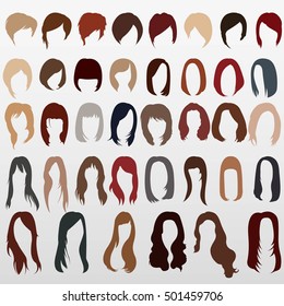 206,755 Hair Style Set Images, Stock Photos & Vectors | Shutterstock