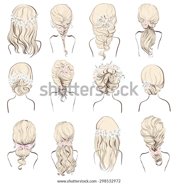 Set Different Hairstyles Wedding Hairstyles Hair People