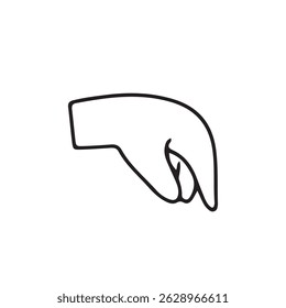 Set of different hands holding different objects in cartoon style. Vector illustration of hands holding paint brush, bird feather, green pencil with eraser, white chalk isolated on white background.