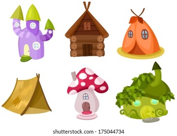 set of different houses