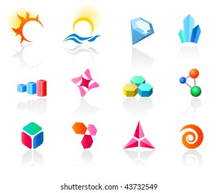 Set of different icons (part 6). Please see more in my portfolio.