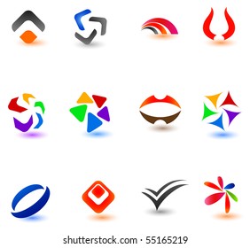 Set of different icons for your design (part 10). Please visit my gallery to see similar.